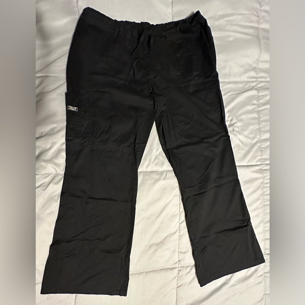 Cherokee black scrub pants style 4044 XL